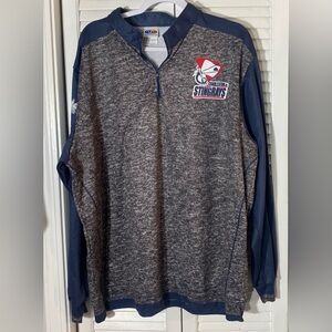 South Carolina Charleston Jr Stingrays 1/4 Zip Long Sleeve Pullover Size 2XL